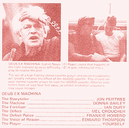 Credit for “Edward Thompson” in Deus Ex Machina (1984).